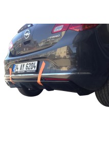 Opel Astra J HB Makyajlı 2013 - 2015 Arka Tampon Eki - Difüzör (Plastik)