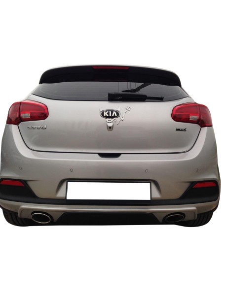 Kia Ceed 2013 - 2016 Arka Tampon Eki - Difüzör (Plastik)