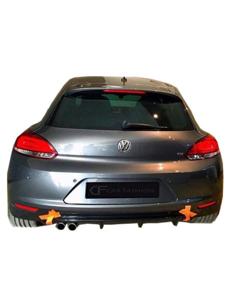 Volkswagen Scirocco 2009 - 2014 Arka Tampon Eki - Difüzör (Plastik)