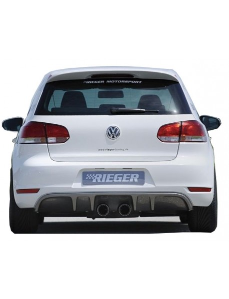 Volkswagen Golf 6 2009 - 2012 Arka Tampon Eki - Difüzör (Plastik)