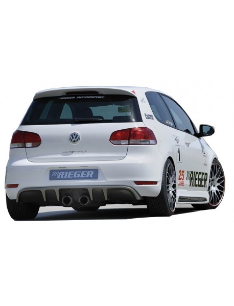 Volkswagen Golf 6 2009 - 2012 Arka Tampon Eki - Difüzör (Plastik)