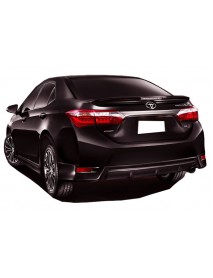 Toyota corolla 2012-2016 Arka Tampon Flap + Difüzör (Plastik)
