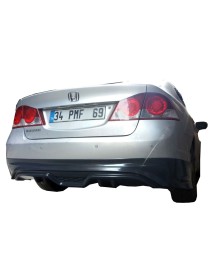 Honda Civic FD6 2006 - 2011 Custom Arka Tampon Eki - Difüzör (Plastik)