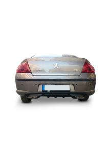 Peugeot 407 Egzoz Görünümlü Universal Arka Tampon Eki - Difüzör (Plastik)