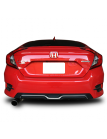 Honda Civic FC5 2016 Sonrası Modulo Arka Tampon Eki - Difüzör (Plastik)