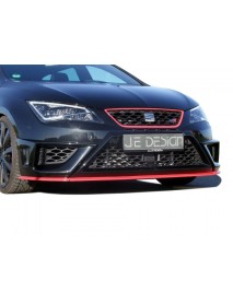 Seat Leon MK3 5F 2013 - 2016 FR - JE Desing Ön Tampon Kaşları (Fiber)