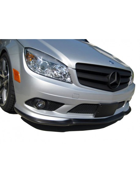 Mercedes C Serisi W204 2009 - 2011 AMG Ön Tampon Ek (Fiber)