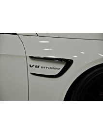Mercedes E Serisi W212 (2009-2016) Çamurluk Kaşları Plastik (Piano Black)