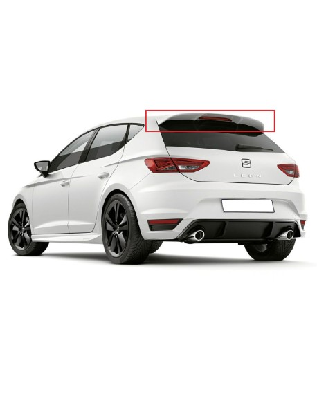 Seat Leon MK3 - 5F 2013 - 2016 FR Style Uyumlu Spoiler (Fiber)