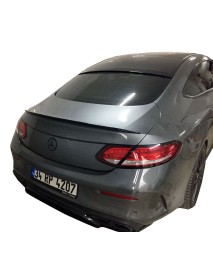 Mercedes C Serisi W205 Coupe C63 Amg Cam Üstü Spoiler (Plastik - Taiwan)